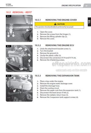Photo 12 - Manitou MT733 MT933 MT1033 Easy 75D ST5 S1 Repair Manual Telehandler 647795EN