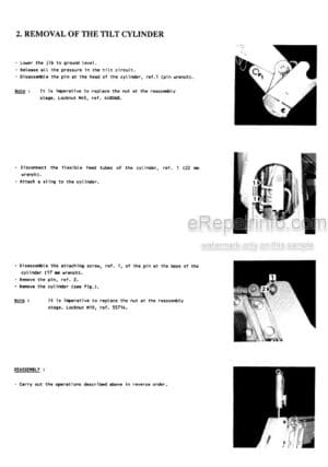Photo 11 - Manitou MT830CP To MT1230SCP Turbo Repair Manual Telehandler 47940EN