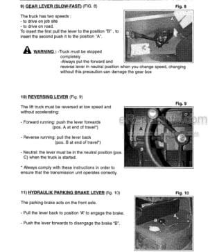 Photo 12 - Manitou MVT1230L Comfort Line Operators Service Manual Telehandler 547731S