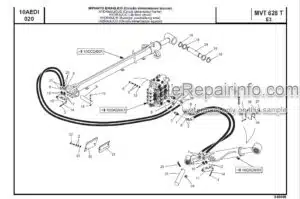 Photo 6 - Manitou MVT628T Comfort Line Parts Manual Telehandler 648009