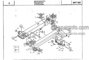Photo 8 - Manitou MVT660 Parts Manual Telehandler 547065