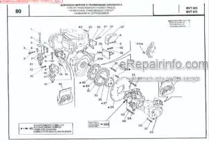 Photo 5 - Manitou MVT665T MVT675T E2 Comfort Line Parts Manual Telehandler 648280