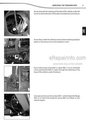 Photo 5 - Manitou MVT1130L MVT1340L Comfort Line Repair Manual Telehandler 547296EN