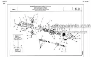 Photo 5 - Manitou MVT1230L Comfort Line Parts Manual Telehandler 648000