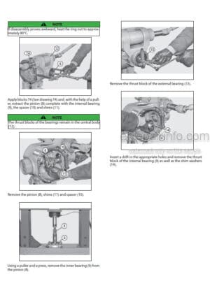 Photo 1 - Manitou MXT840 Repair Manual Telehandler With Perkins Engine 53109860EN