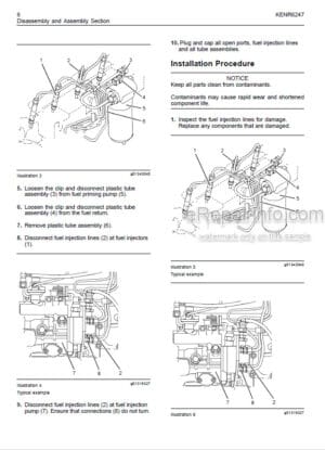 Photo 6 - Manitou Perkins 854F-E34TA Repair Manual Engine 647605EN