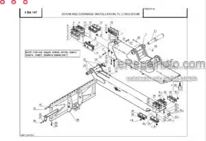 Photo 5 - Manitou TMT320 To TMT320 Turbo Parts Manual Foriklift 801646