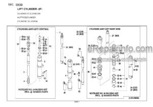Photo 9 - Nissan A1N1 Platinum TX Series Parts Catalog Forklift CF900-UBOOK