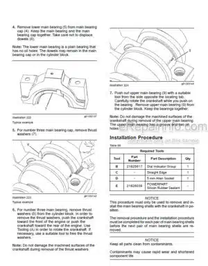 Photo 4 - Perkins Repair Manual Engine For Manitou MXT1740 Telehandler 53112661