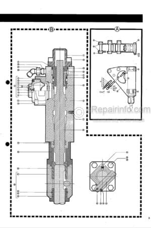 Photo 8 - Takeuchi TKB100 Instruction Manual And Parts List Hydraulic Breaker