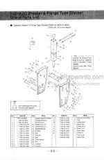 Photo 4 - Takeuchi TKB1401 TKB1401S Instruction Manual And Parts List Hydraulic Breaker