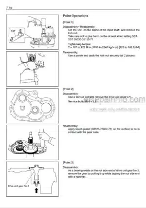 Photo 7 - Toyota 2TD20 To 42-2TD25 Repair Manual Towing Truck CE638-1