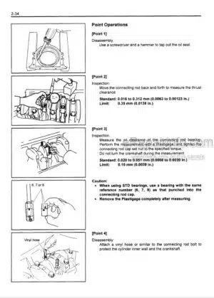 Photo 3 - Toyota 4Y Repair Manual Engine For Forklift CE663