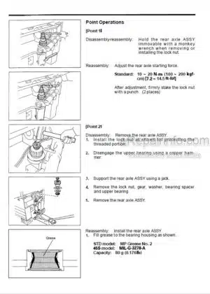 Photo 12 - Toyota 5FBE10 5FBE13 5FBE15 5FBE18 5FBE20 Service Manual Forklift