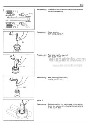 Photo 9 - Toyota 5FG50 To 60-5FD80 Service Manual Forklift