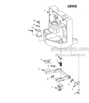 Photo 12 - Toyota 6BWC10 To 6BWR15 Master Service Manual Lifter Truck 00700-CL3WS-RP SN6BWC10-20001-