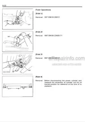 Photo 6 - Toyota 6FD20 To 60-6FDN30 Repair Manual Forklift