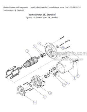 Photo 6 - Toyota 6HBW20 Parts Catalog Reach Truck 00715-00015-08 SN17001-