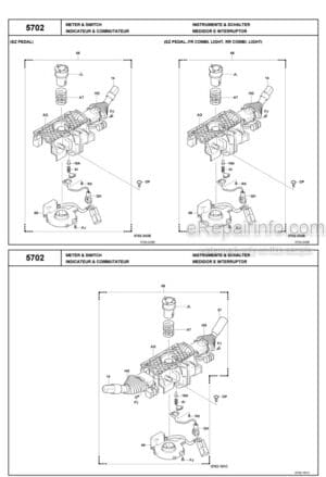 Photo 1 - Toyota 7FBCU35 To 30-7FBC55 Parts Catalog Forklift G841-1