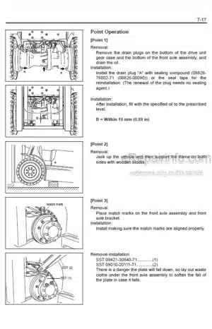 Photo 8 - Toyota 7FBMF16 To 7FBMF50 Repair Manual Forklift