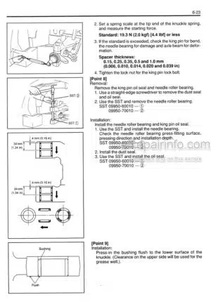 Photo 3 - Toyota 7FGU35 To 7FDU80 Repair Manual Forklift