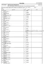 Photo 4 - Toyota 7LOP12 7LOP12P Spare Parts Catalogue Order Picking Truck 232273 SN940212-
