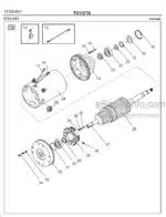 Photo 2 - Toyota 7SM10 7SM12 Spare Parts Catalogue Powered Pallet Stacker 209619 SN560555-570988