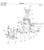 Photo 2 - Toyota 7SM10 7SM12 Spare Parts Catalogue Powered Pallet Stacker 232984 SN936513-