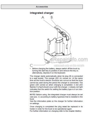 Photo 10 - Toyota 7SM12F Operators Manual Powered Pallet Stacker 230500-040 SN936513-