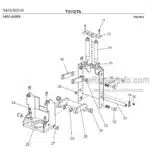 Photo 2 - Toyota 7SM12F Spare Parts Catalogue Powered Pallet Stacker 232991 SN936513-