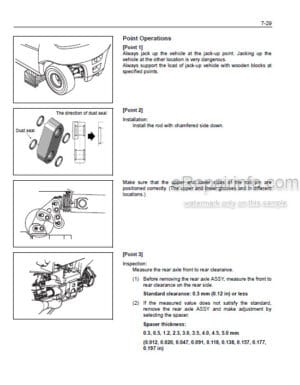 Photo 7 - Toyota 8FBET15 To 8FBMT20 Repair Manual Forklift CE345-1