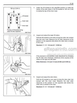 Photo 3 - Toyota 8FBN15 To 50-8FBN20 Repair Manual Forklift CE350