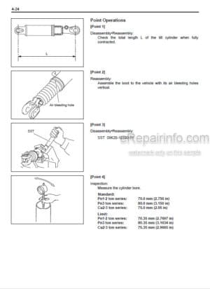 Photo 7 - Toyota 8FGF15 To 8FDJF35 Repair Manual Forklift CE056 CE057