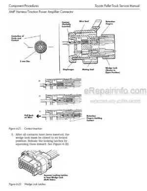 Photo 6 - Toyota 8FBE15T To 8FBMK20T Repair Manual Forklift CE375