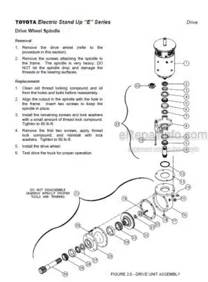 Photo 7 - Toyota CBT4 CBT6 CBTY4 Repair Manual Towing Tractor CE654-1