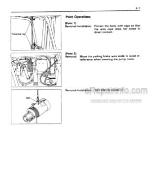 Photo 12 - Toyota FBESF10 FBESG12 FBESF15 Service Manual Forklift