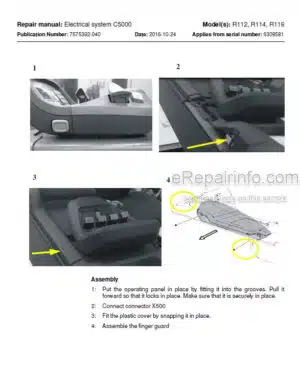 Photo 6 - Toyota FDC33 To FGC45 Repair Manual Forklift 95687