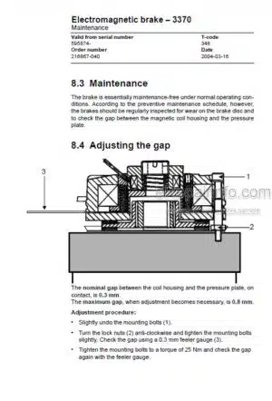 Photo 7 - Toyota FDC33 To FGC45 Repair Manual Forklift 95687