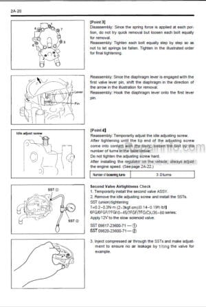 Photo 4 - Toyota Repair Manual LPG Device For 5FG10-30 To 7FGCU35-70 Forklifts