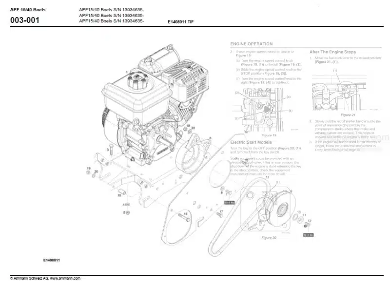 Photo 1 - Ammann APF 14/40 Boels Parts Catalog Vibration Plate